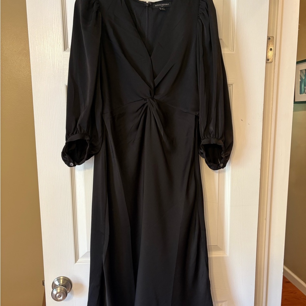 Banana Republic Twist Front Midi Dress